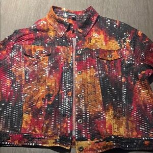 Women’s Colorful Cropped Jacket